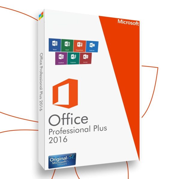 MICROSOFT OFFICE PROFESSIONAL 2016 – 32 / 64 BITS – ESD