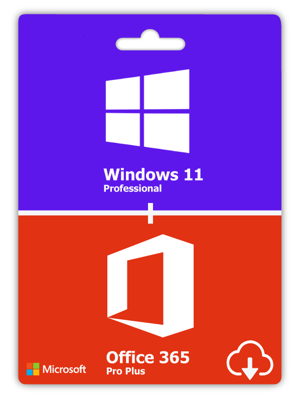 MICROSOFT OFFICE 365 VITALICIO + MICROSOFT WINDOWS 11 PRO 1 LICENÇA